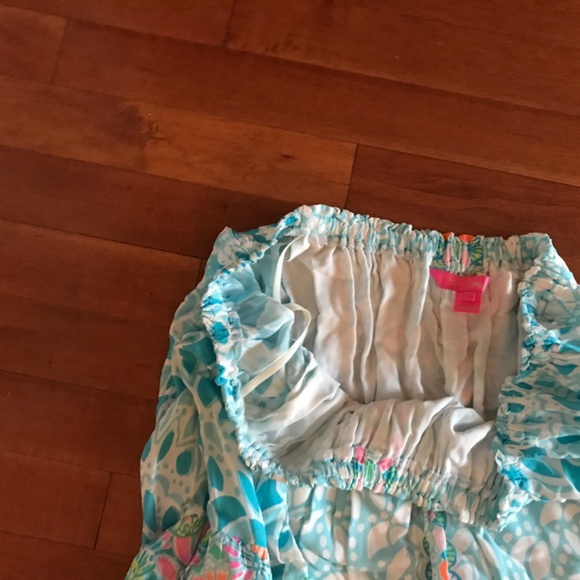 Lilly Pulitzer Nevie Off the Shoulder Dress Size Small - Picture 6 of 8